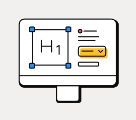 폰트 사이즈 일러스트